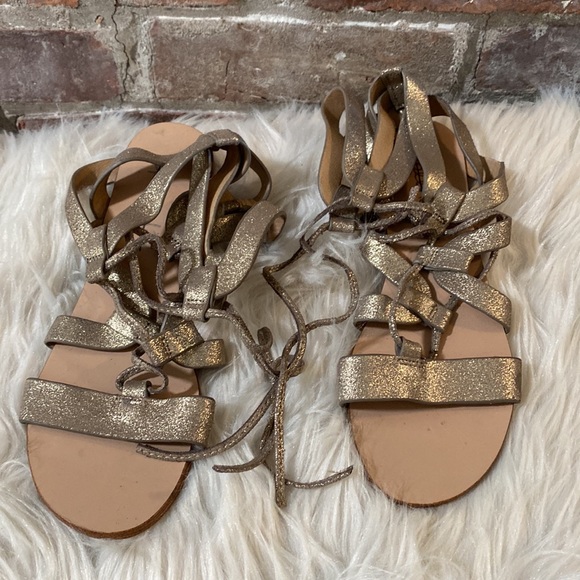 Splendid Cameron Leather Gladiator Sandals, Size 7M - Picture 7 of 13